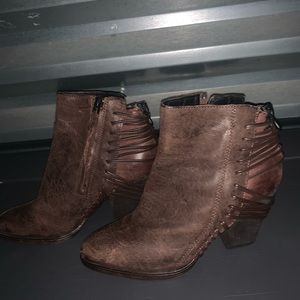 DV by Dolce Vita distressed ankle bootie